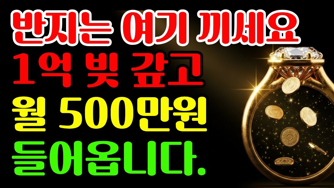 재물운 높이는 반지 끼는 법 | 풍수로 보는 손가락별 금전운 | 부자들의 비밀