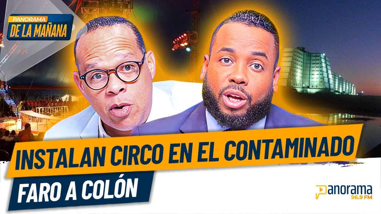 El Faro a Colón está cerrado pero instalan un circo en sus afueras