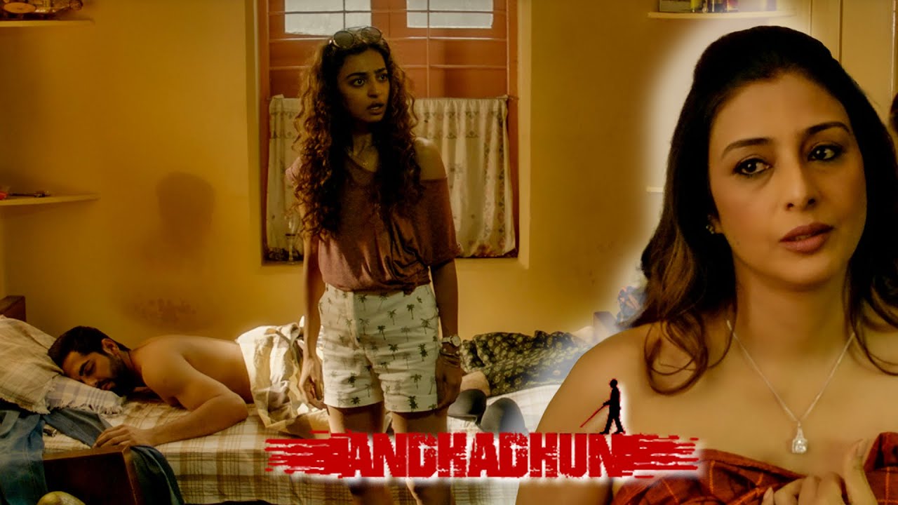 Andhadhun | Akash is Wild in Bed | Bollywood | Aayushman Khuraana, Radhika Apte,  Tabu