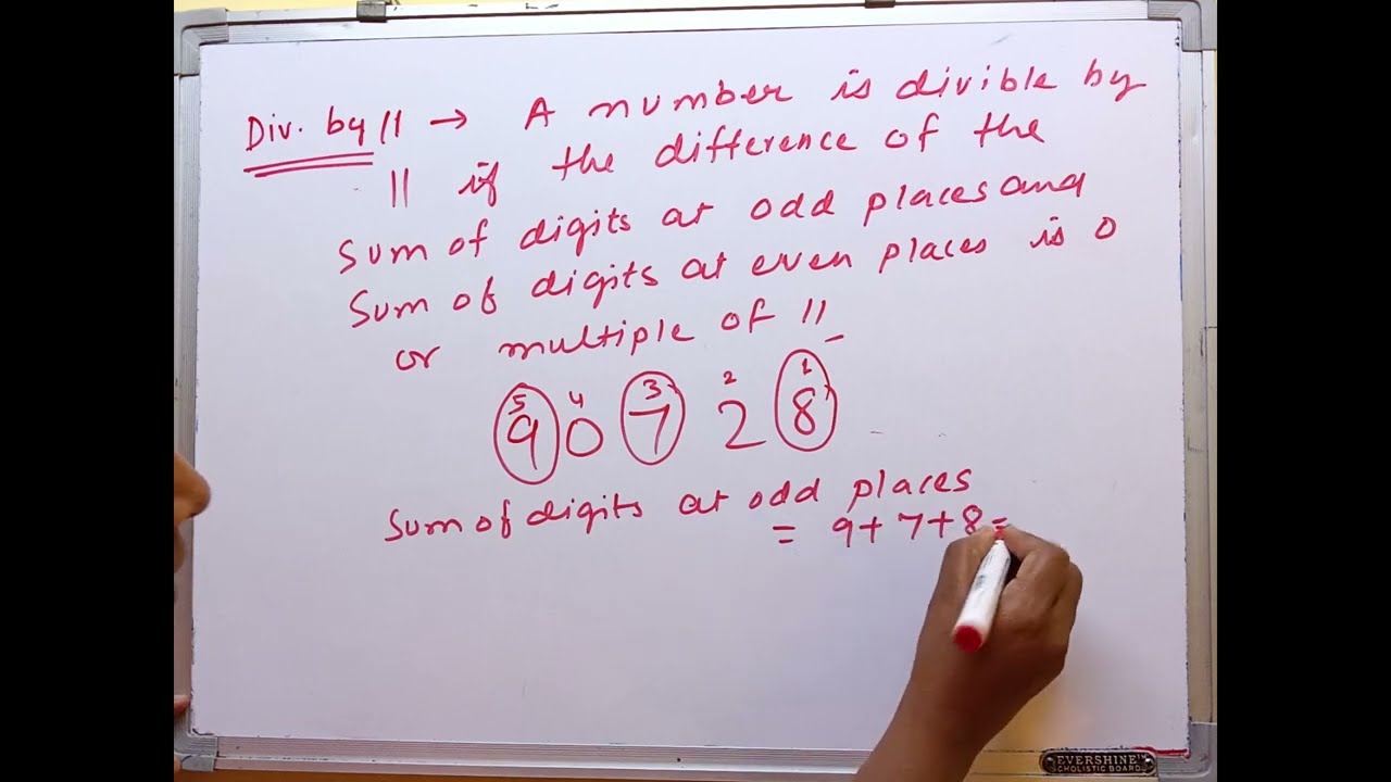 Divisibility by 9,10 and 11