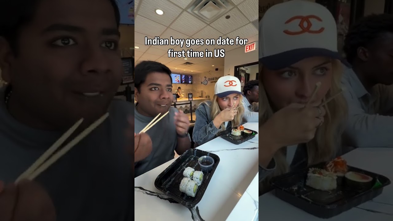 Indian boy goes on a date for first time : . . . . . #sushi #indian #sushidate #meme #memedaily