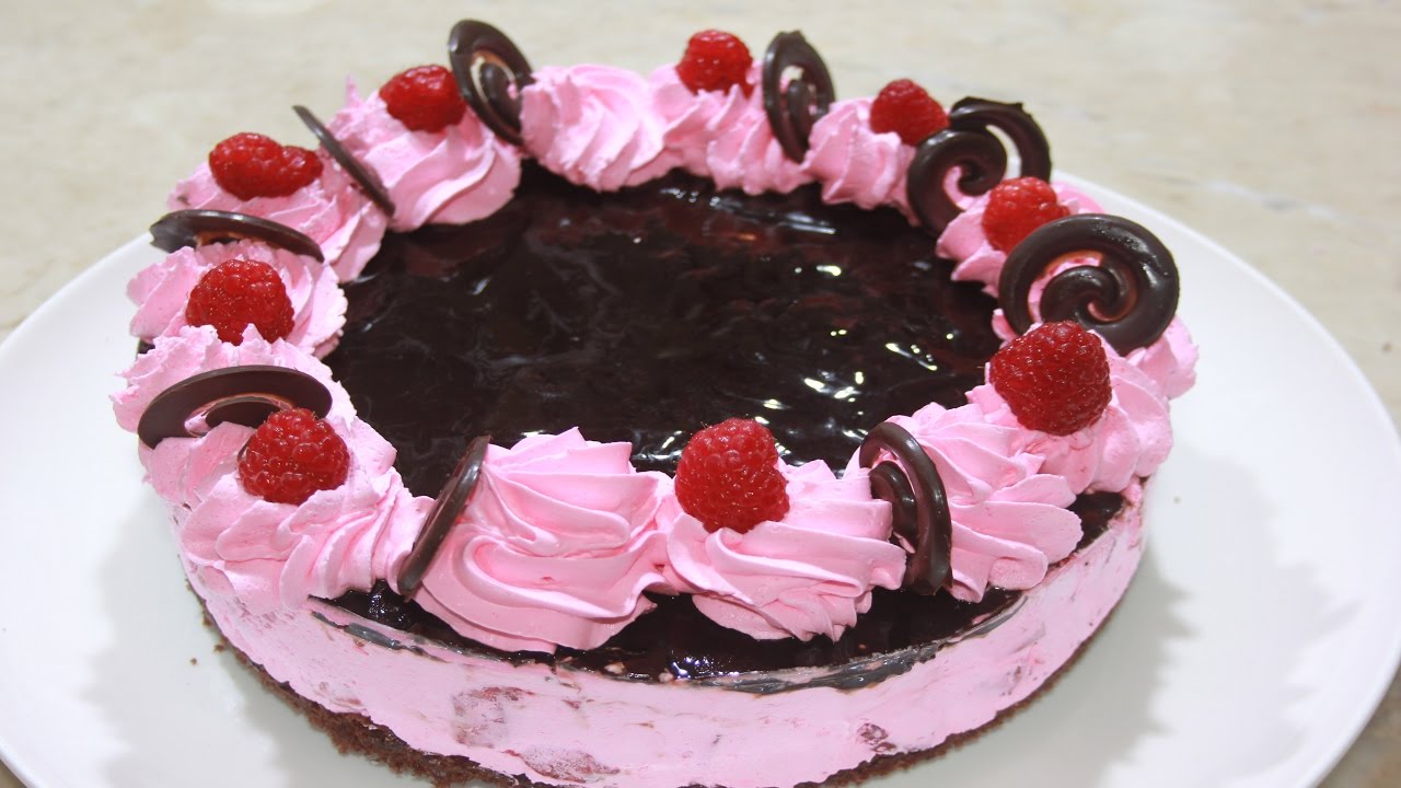 تورته موس ديال الفريز Strawberry Mousse Cake/Recette du gâteau aux fraises