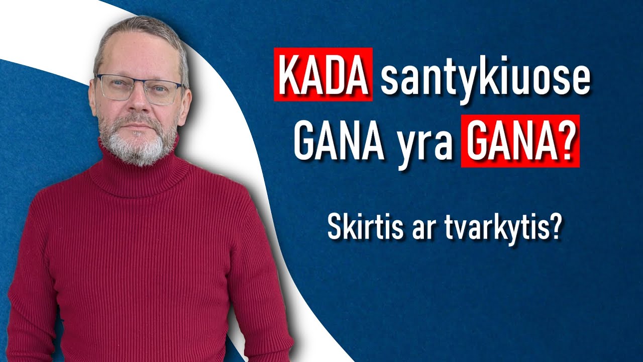 Kada santykiuose gana yra gana? Skirtis ar tvarkyti santykius?