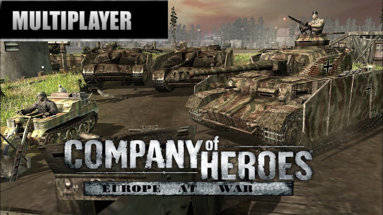 Company of Heroes Co-Op (Simple) 2vs3 Expert CPU [Europe At War mod]