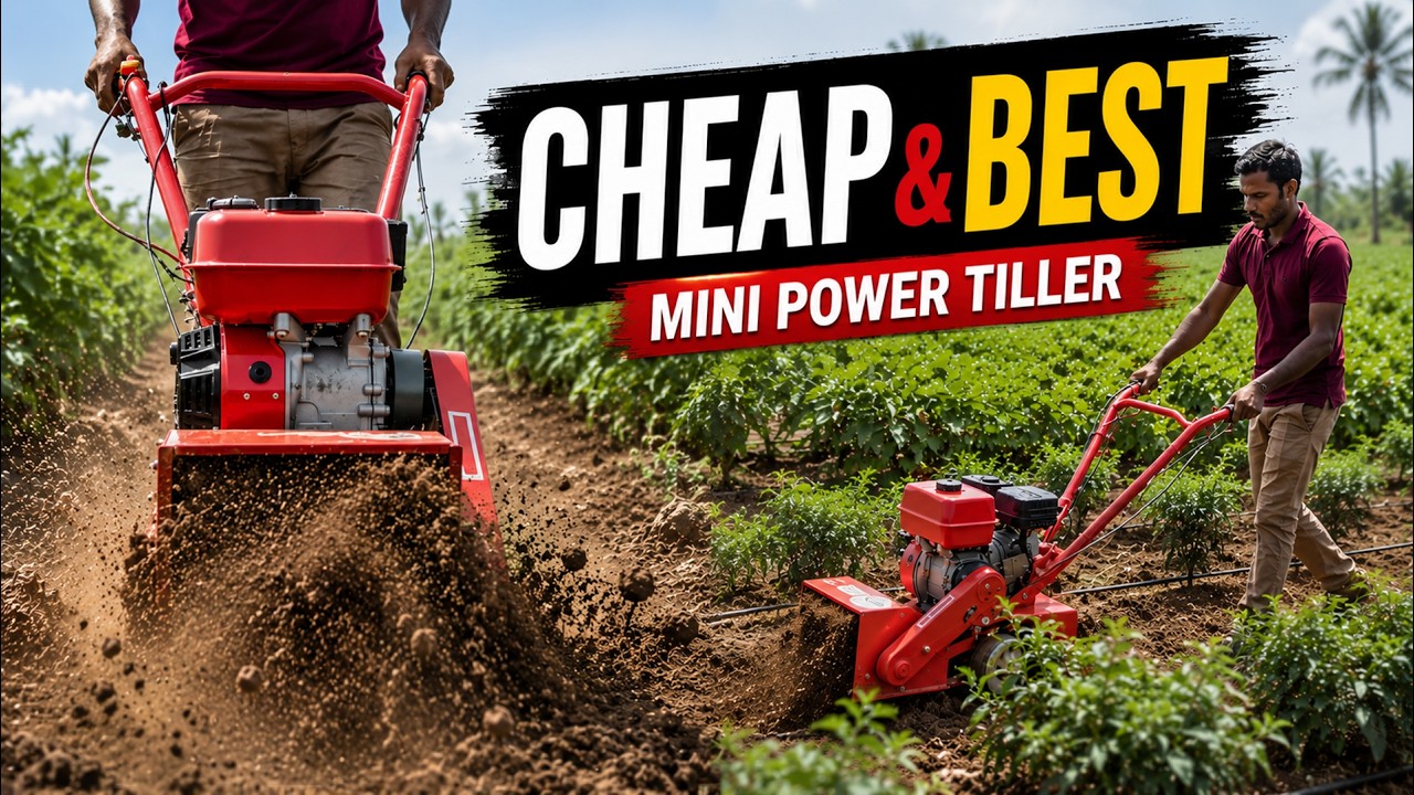 Powerful Mini Power Tiller / Weeder Machine