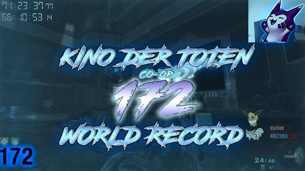 BO1 Kino der toten Co-op World Record Round 172 with Slayer - Montage by oJumpy_