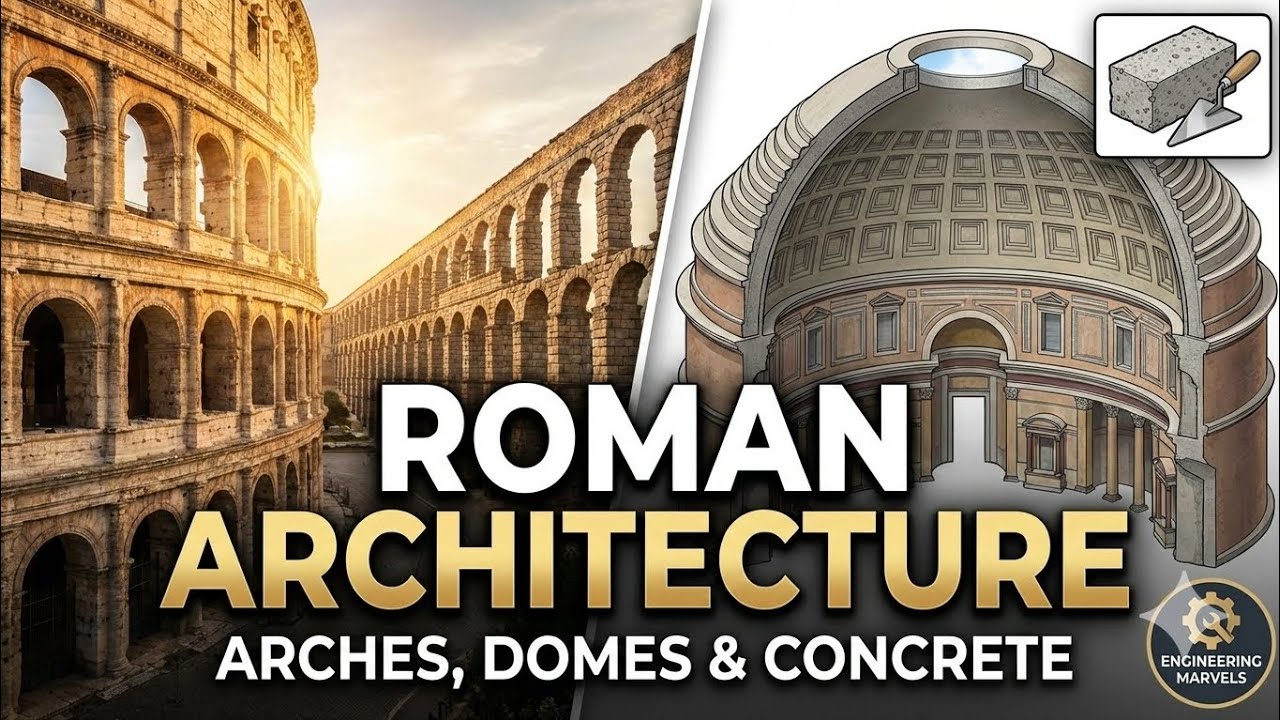 Roman Architecture Explained | Arches, Domes, Concrete & Engineering Marvels
