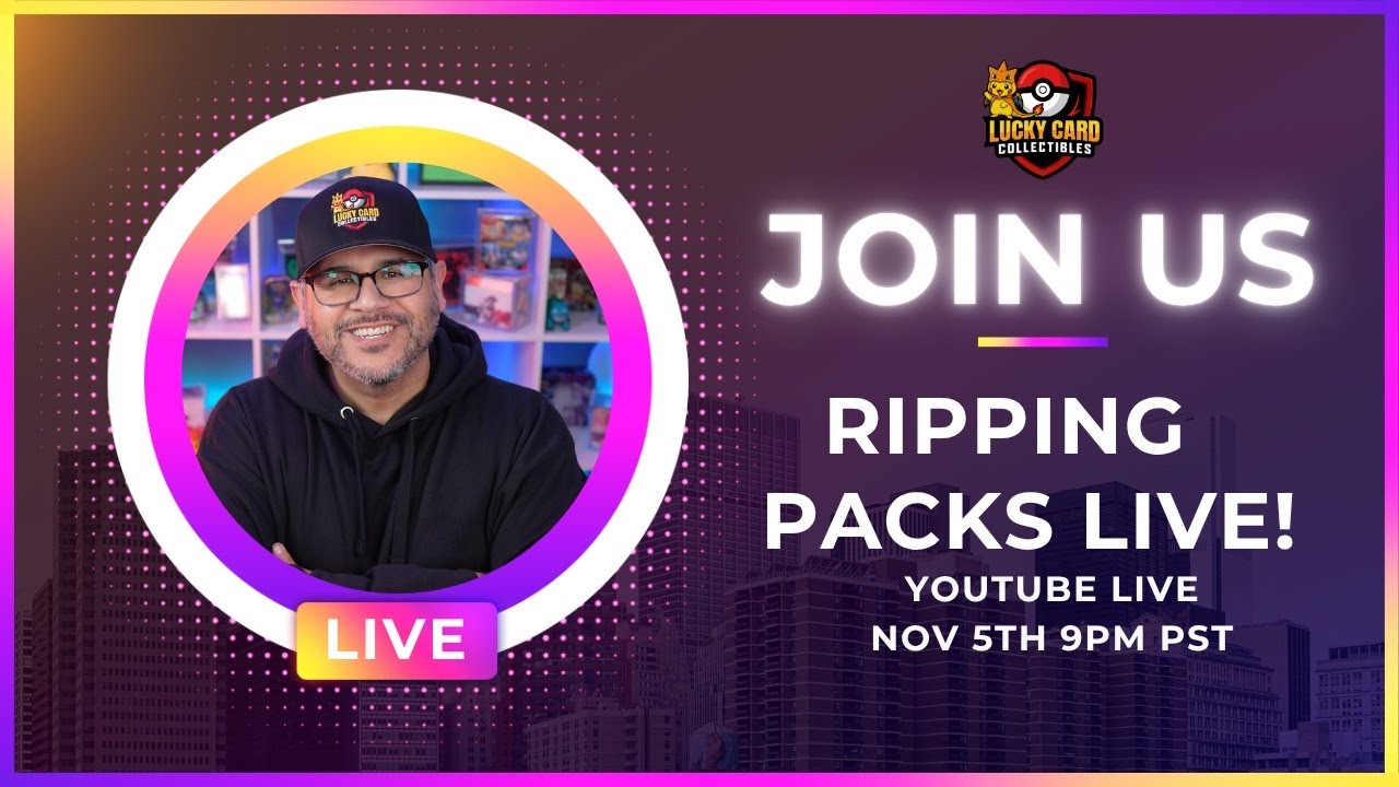 Ripping Pokémon Packs Live