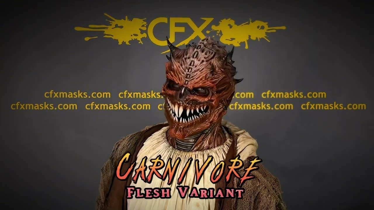 CFX Masks Carnivore Flesh Variant Male Fit Silicone Mask Movement Video