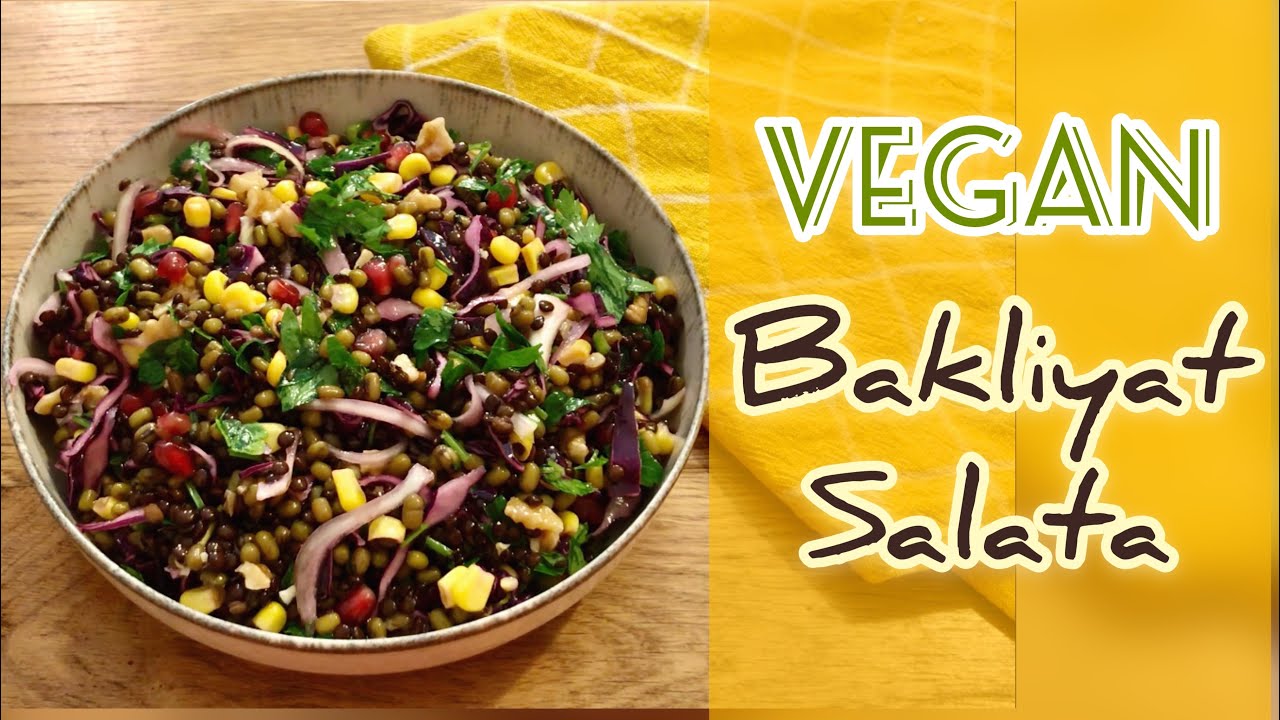 G&ouml;kkuşağı Renklerinde Bakliyat Salatası