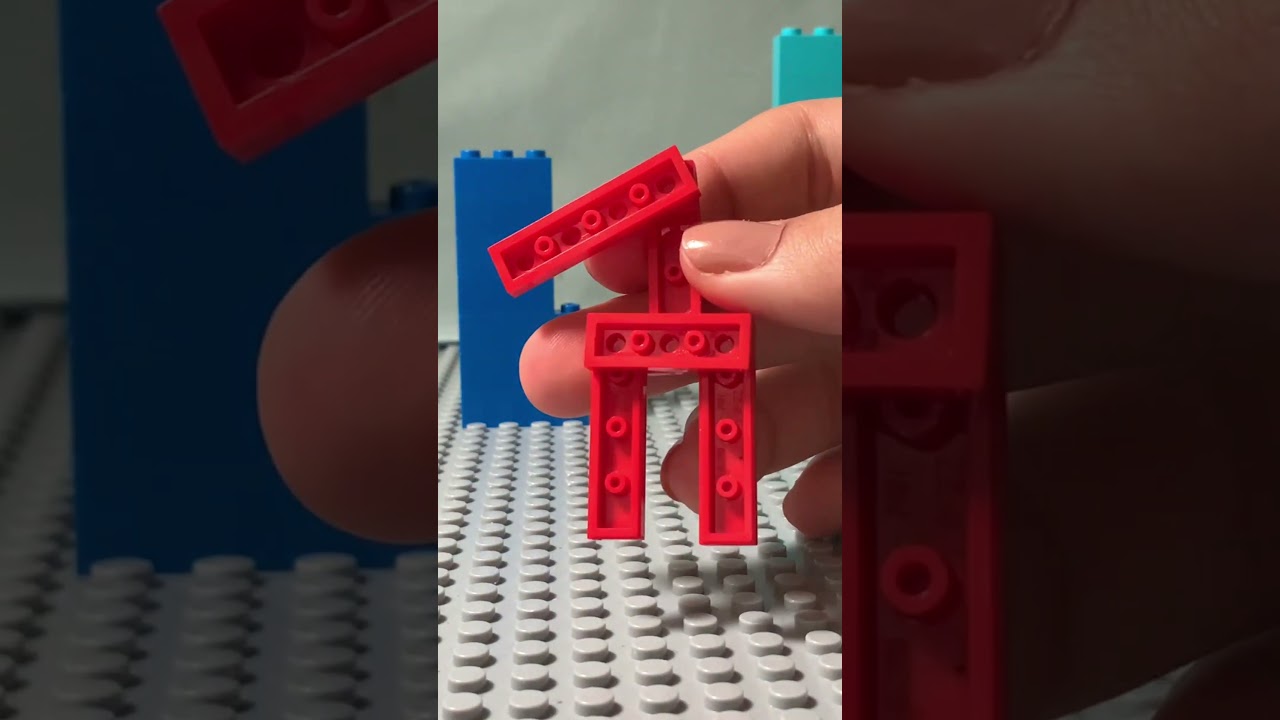GANGLE minifigure in lego (LEGO tutorial) #shorts