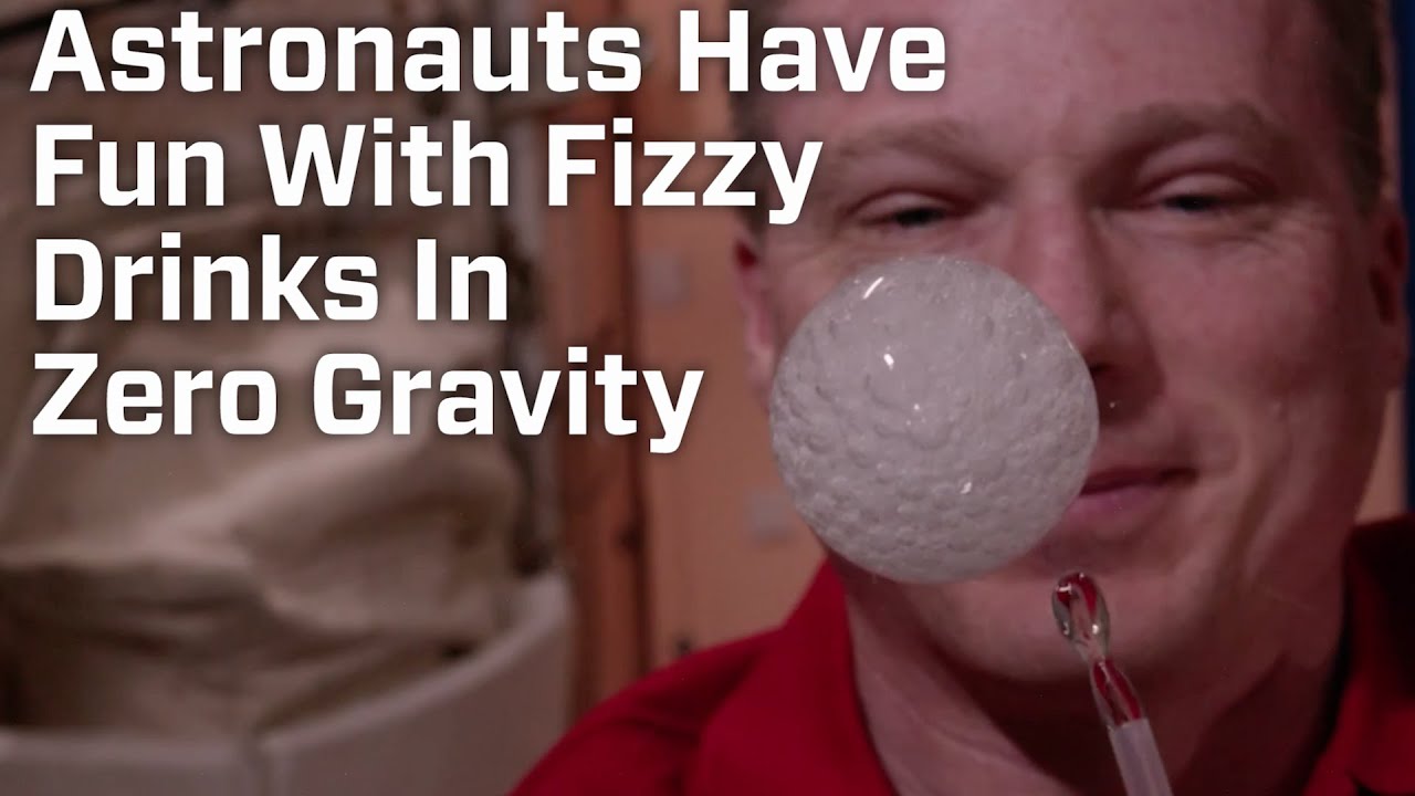 Astronauts Are Filming Themselves Experimenting With Fizzy Drinks In Space