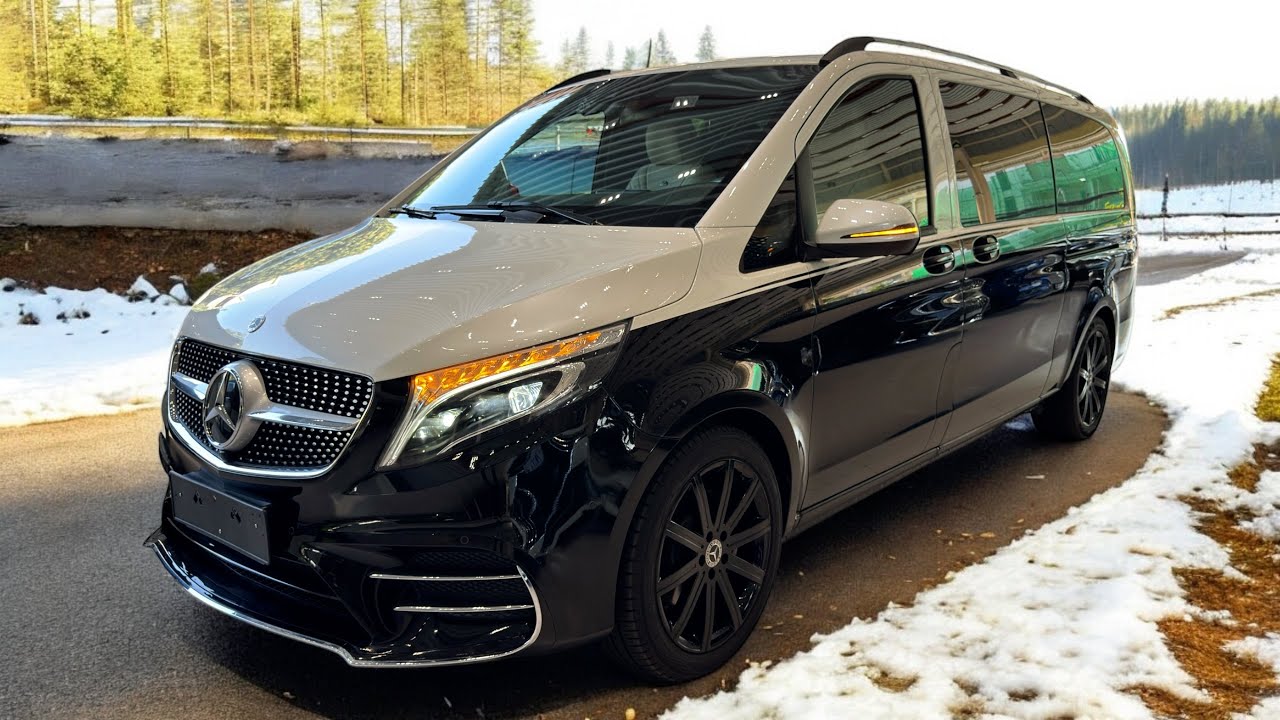 luxury Car Show of Mercedes V250 BURGANO 2022