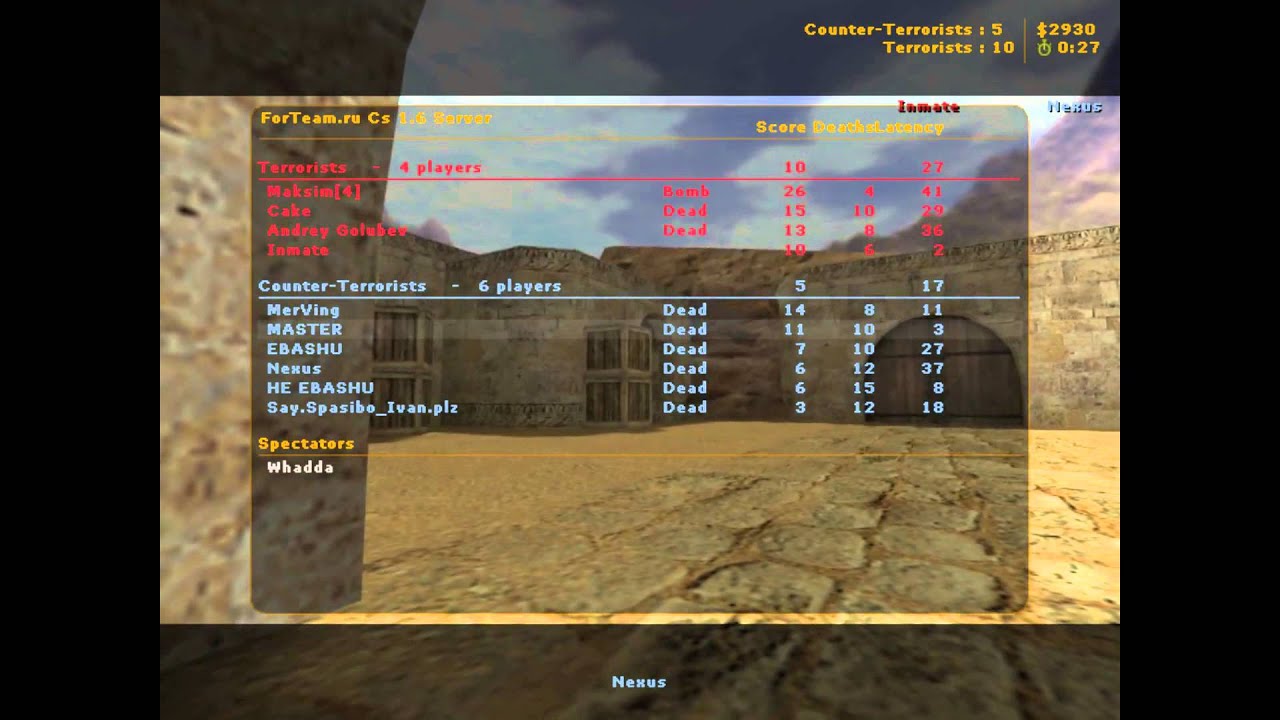 Dread стрим 12.02.2014 #1. CS 1.6