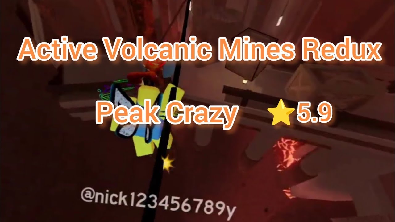 I FINALLY BEAT ACTIVE VOLCANIC MINES | Flood Escape 2 (Peak Crazy - ⭐5.9)