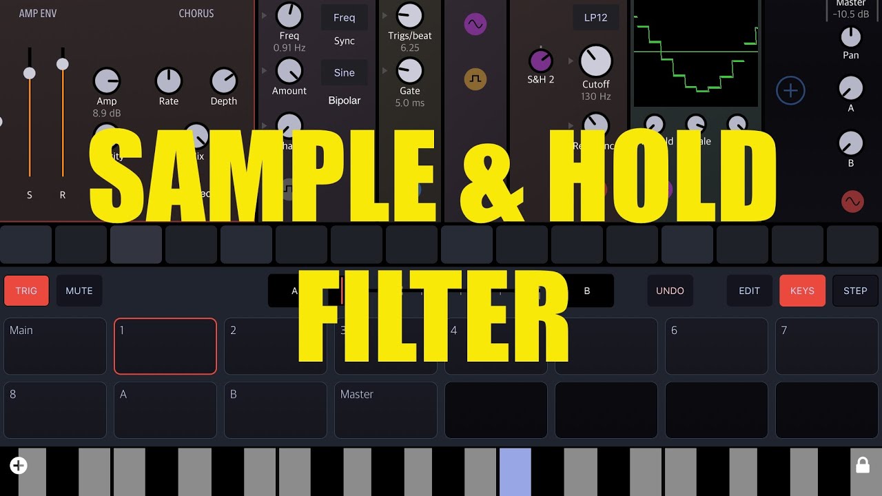 BeepStreet Drambo - Tutorial Part 27: S&H Filter