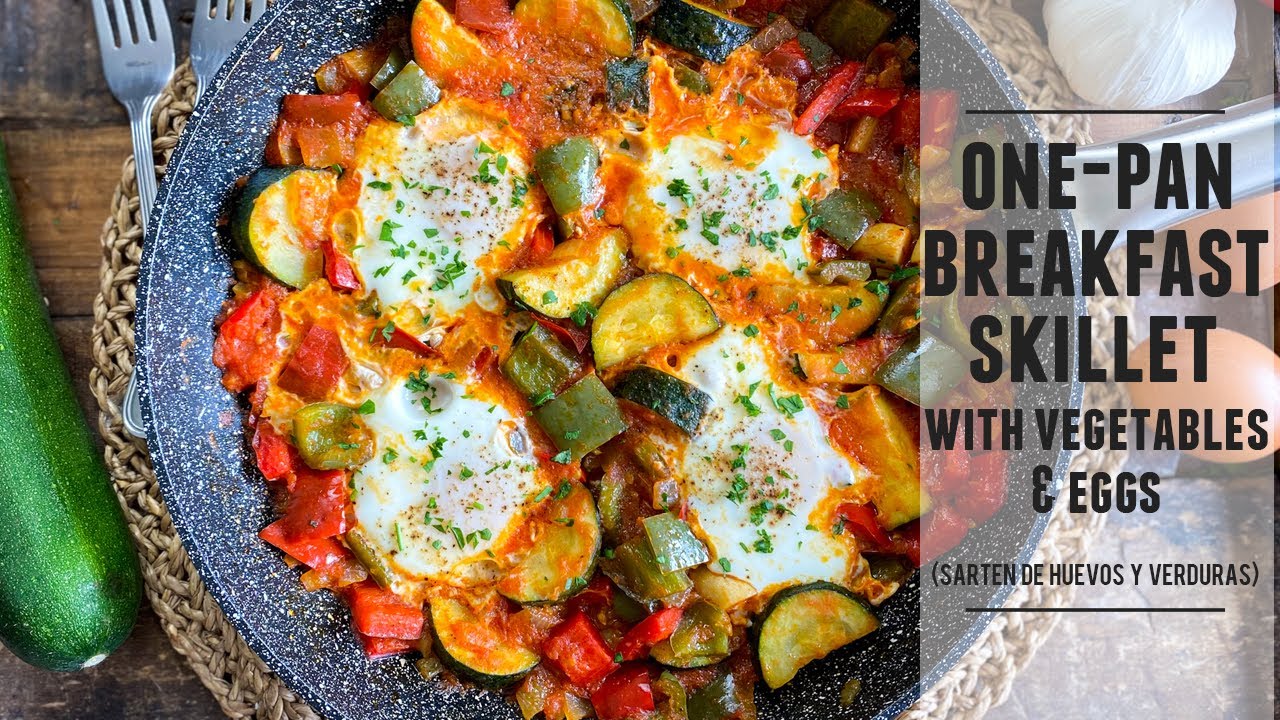 One-Pan Breakfast Skillet with Vegetables & Eggs | Done in Under 30 Minutes