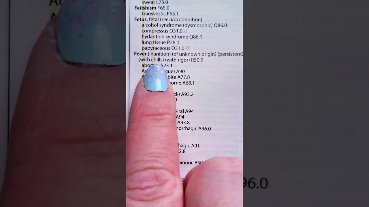 Let's code it - fever - free medical coding demonstration ICD-10-CM