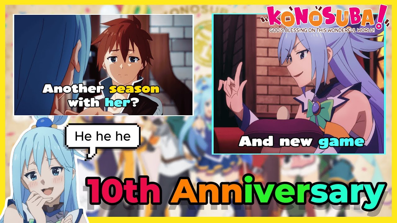 IT’S OFFICIAL! KonoSuba Season 4 & Massive New Projects Revealed! 🟥🟧🟩🟦