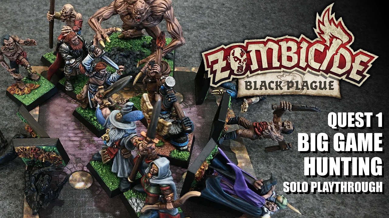Zombicide: Black Plague: Одиночное прохождение — Охота на крупную дичь