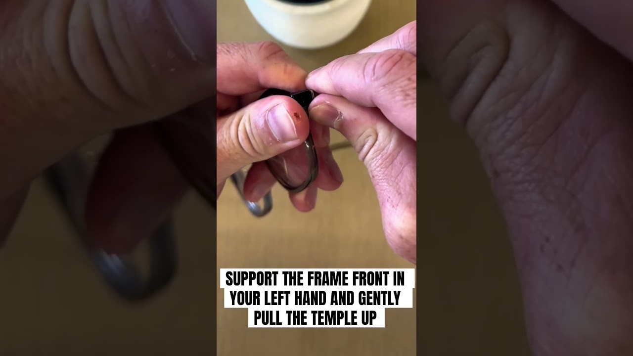 Tired of CROOKED GLASSES?