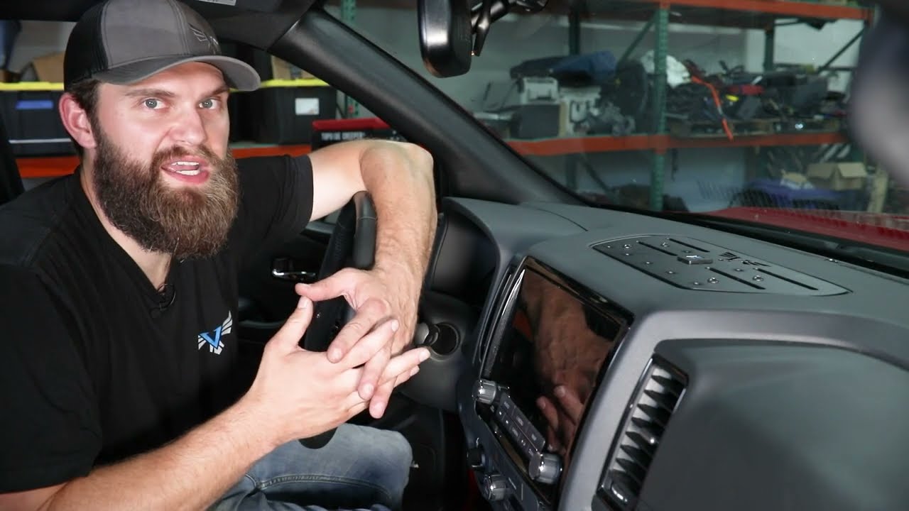 Nissan Frontier Dash Accessory Mount Install