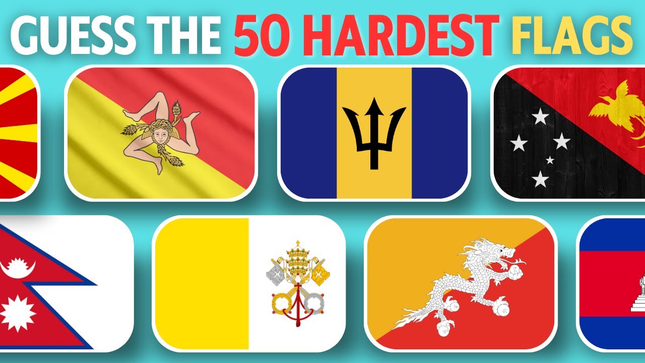 Guess The Country By The Flag Quiz: IMPOSSIBLE EDITION | For Geniuses Only!