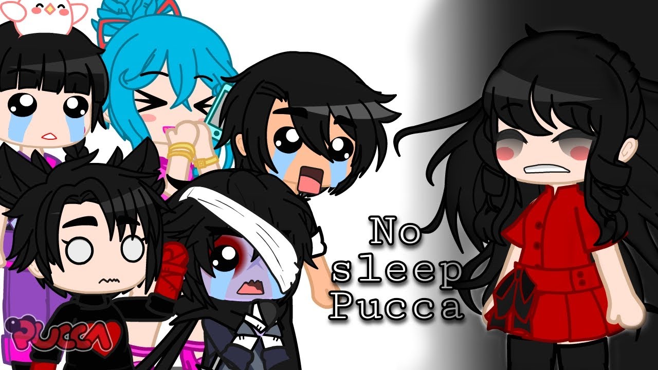 No sleep Pucca || Skit || Pucca and Garu || Gacha Club