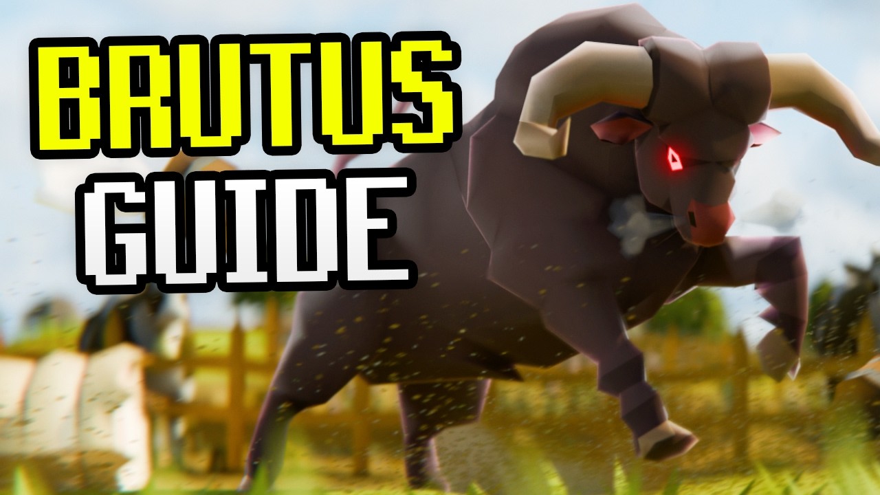 Brutus Quick Guide - New OSRS Cow Boss - (Low/Med/High Level & Budget Setup and Speed Trial)