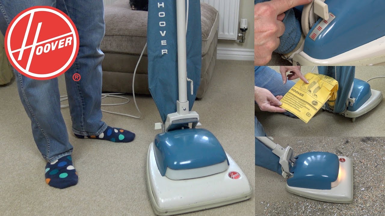 Vintage Hoover Senior 6525C Upright Vacuum Cleaner Unboxing & Demonstration