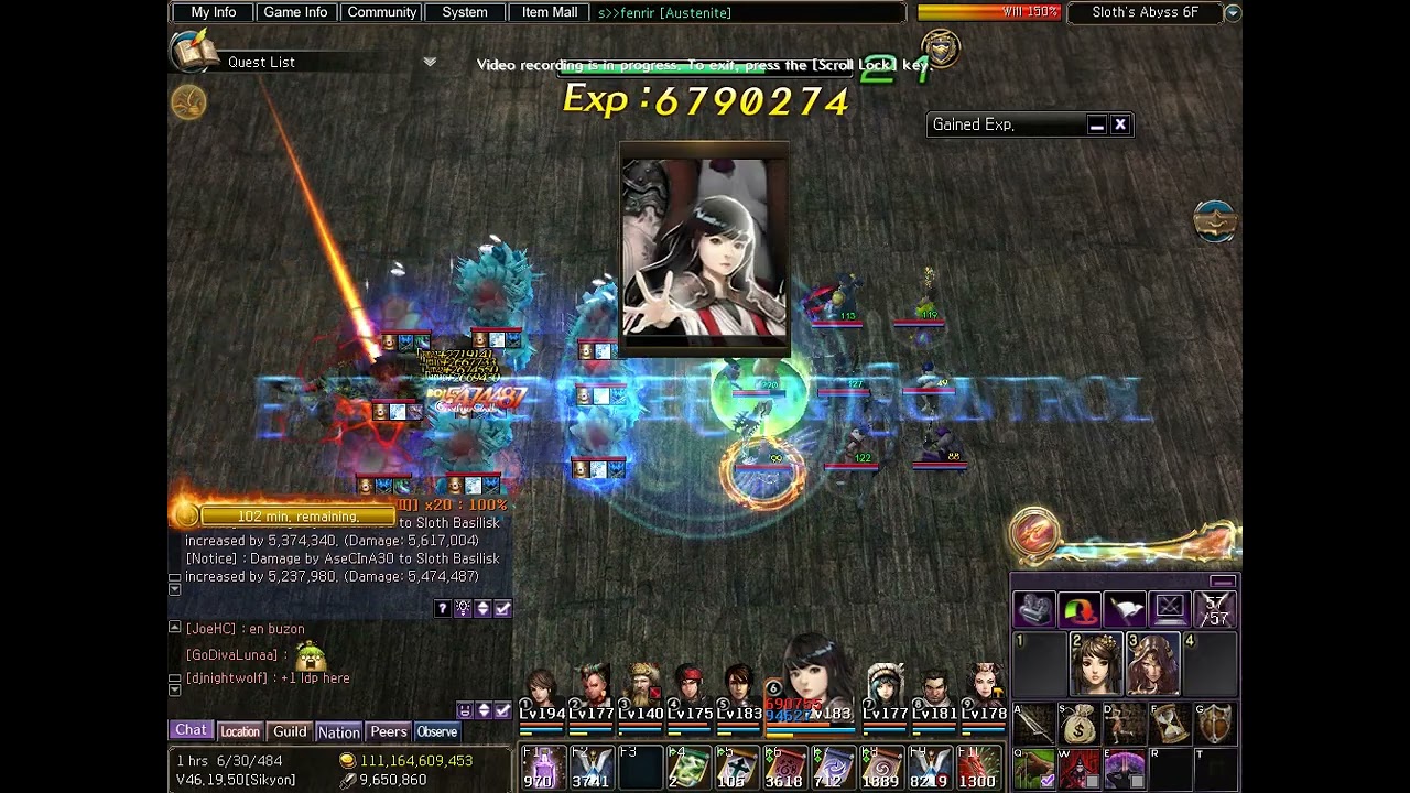 Atlantica  Online - Sloth Basilisk vs Main Bow