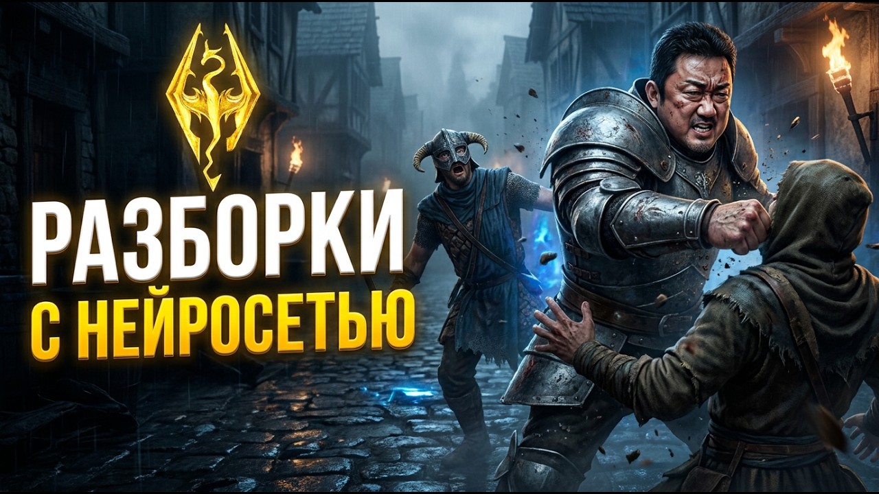 Нейросеть разыграла КРИМИНАЛЬНУЮ ДРАМУ в Skyrim RFAD (СКАЙРИМ С НЕЙРОСЕТЬЮ)