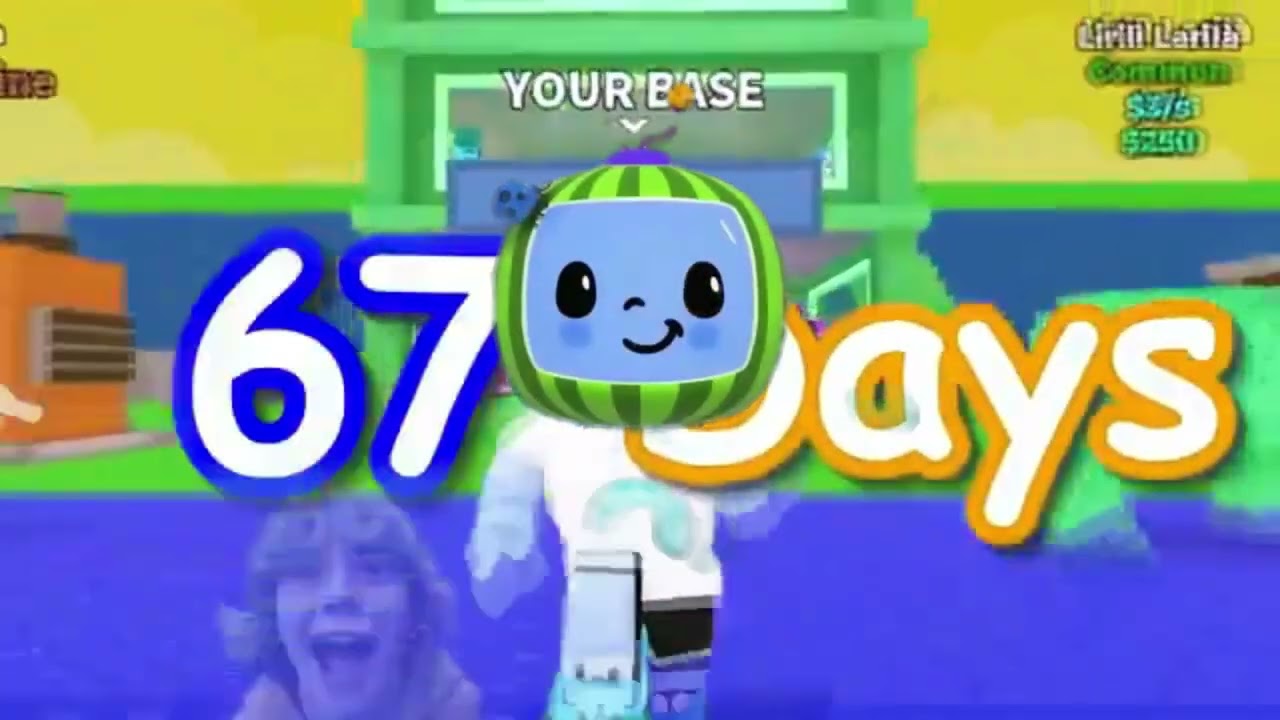 Cocomelon In I Spent 67 DAYS in Steal a Brainrot! IntroLogo Sponsored By Klasky Csupo 2001 Effects