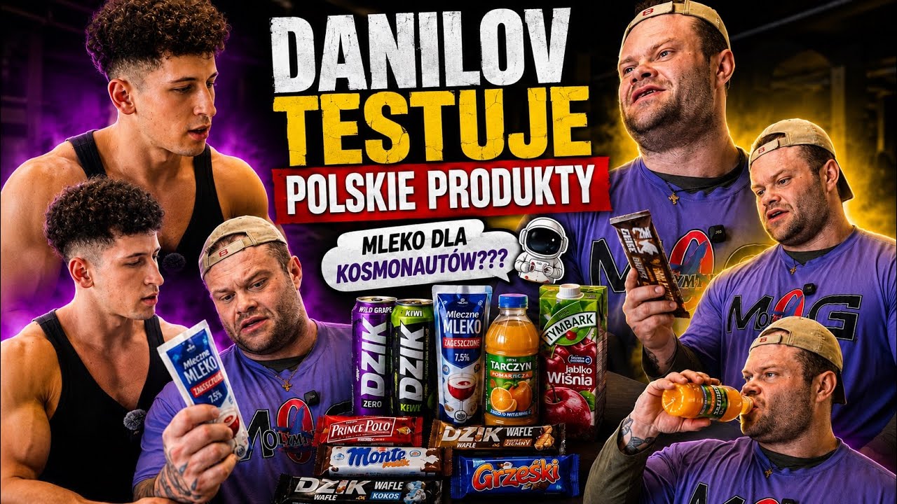 SERGEY DANILOV 150KG GIGANT TESTUJE POLSKIE PRODUKTY /odc.1