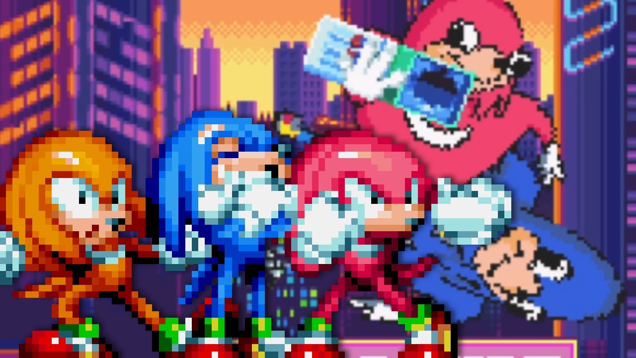 Sonic Mania Mod - Knuckles Mania & Knuckles Plus Knuckles