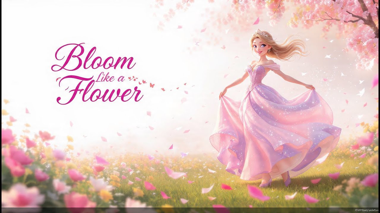 🎵 Bloom Like a Flower 🌸 | Disney-Style Dance-Pop Song for Kids | Princess 3D Music Video