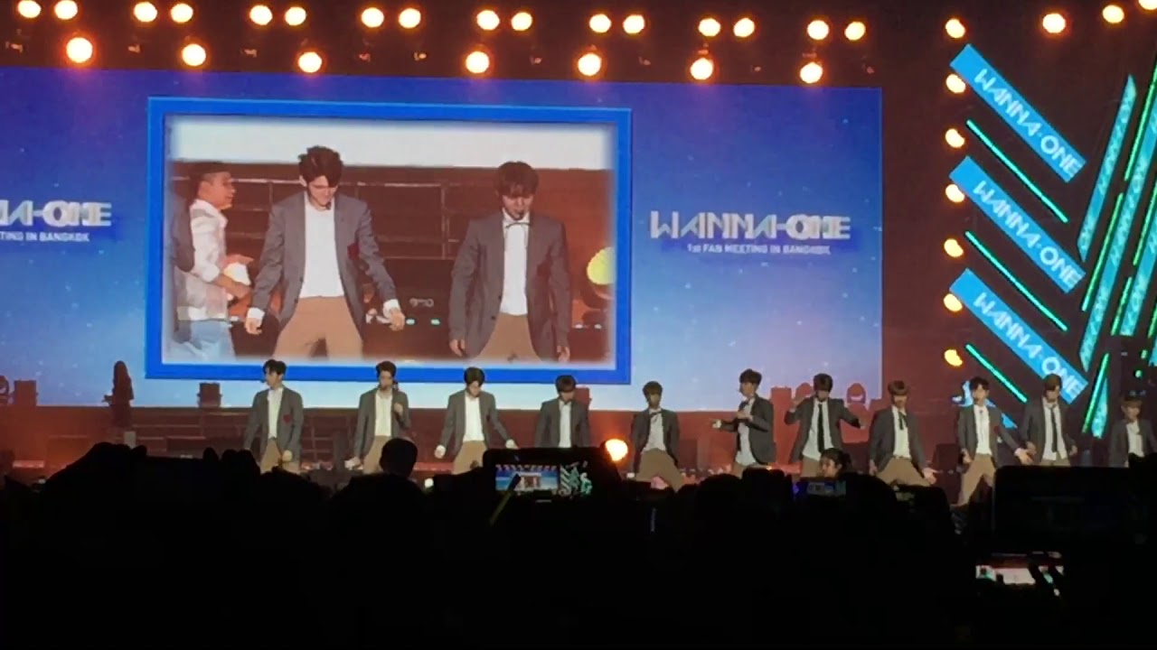 170916 ดีเจนุ้ยสอน WANNA ONE เต้นขอใจแลกเบอร์โทร WANNA ONE1stMeetinginBKK