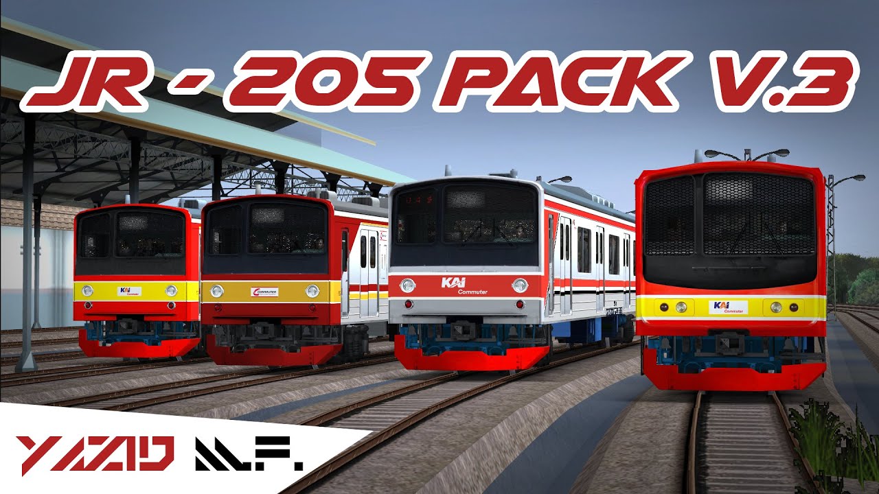 [Trainz] Share Add Ons KRL JR - 205 KCI Pack By JIRC Edit By Yazid M.F. V.3 *PW Ada Di Dalam Video*