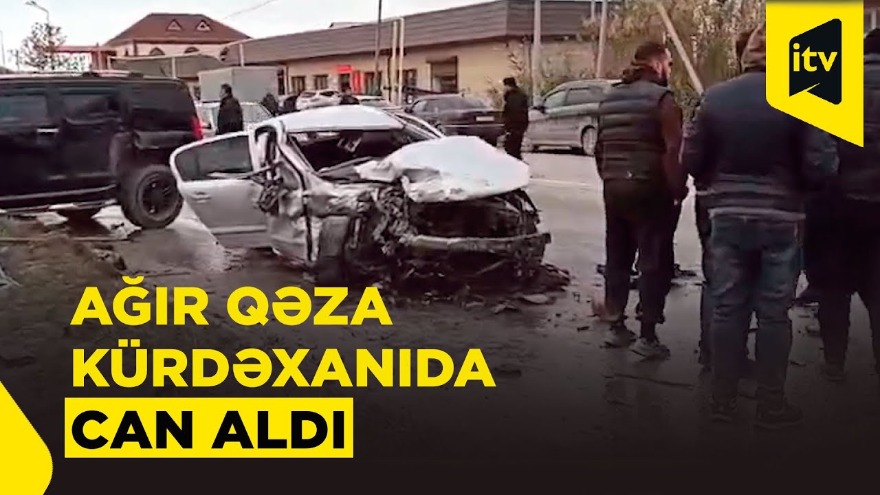 K&uuml;rdəxanıda iki avtomobil toqquşdu: 19 yaşlı gənc həyatını itirdi
