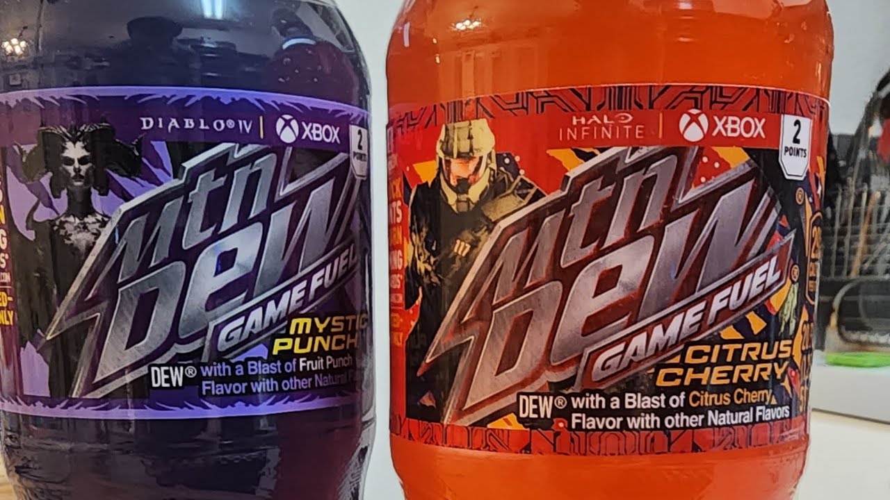 Mountain Dew Game Fuel 2023 Flavors!!