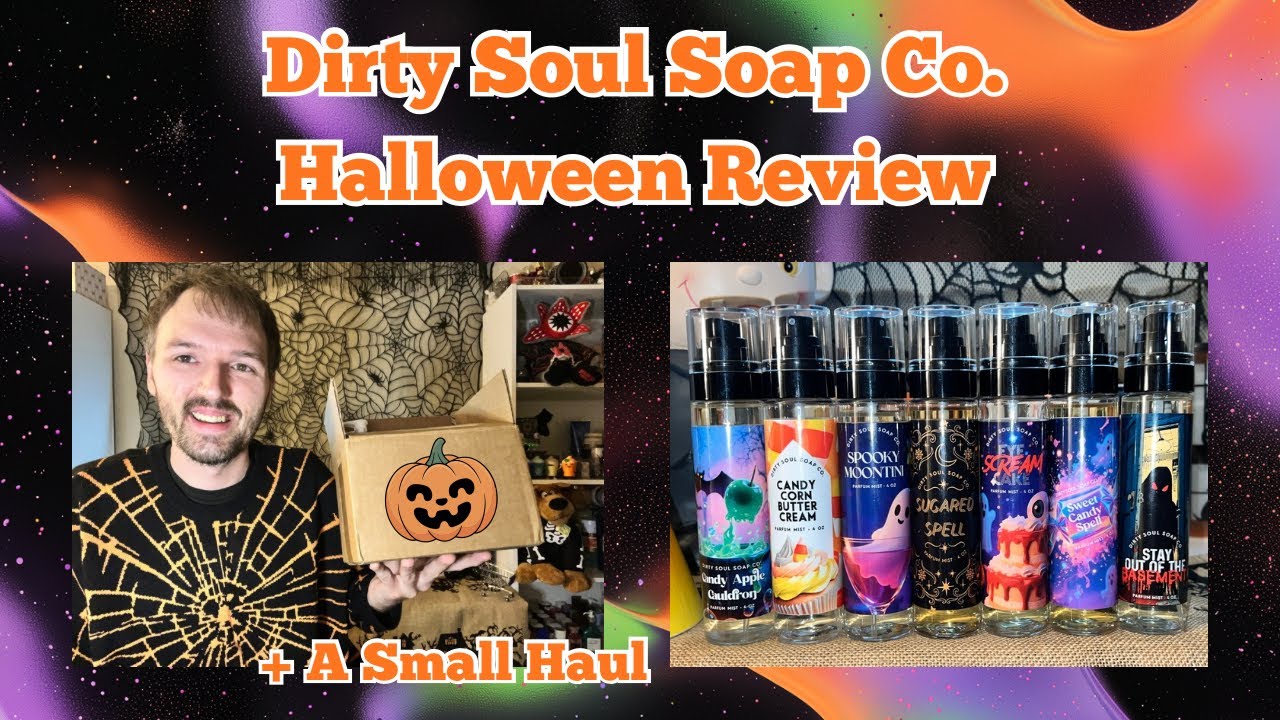 Обзор Dirty Soul Soap Co. на Хэллоуин 👻+ Небольшой улов 🛒 | Счастливого Хэллоуина 🎃