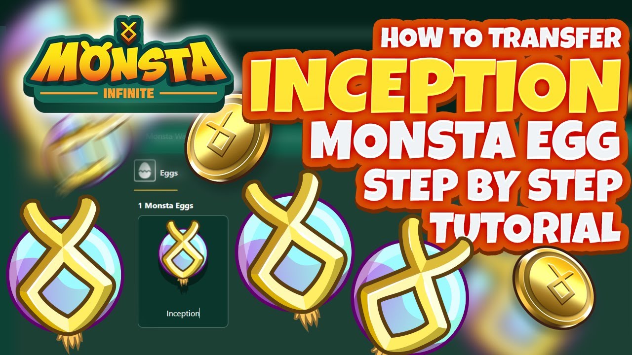 HOW TO TRANSFER YOUR INCEPTION EGG INTO MONSTA WALLET WITH IMEGG BRIDGE MONSTA INFINITE MARKETPLACE