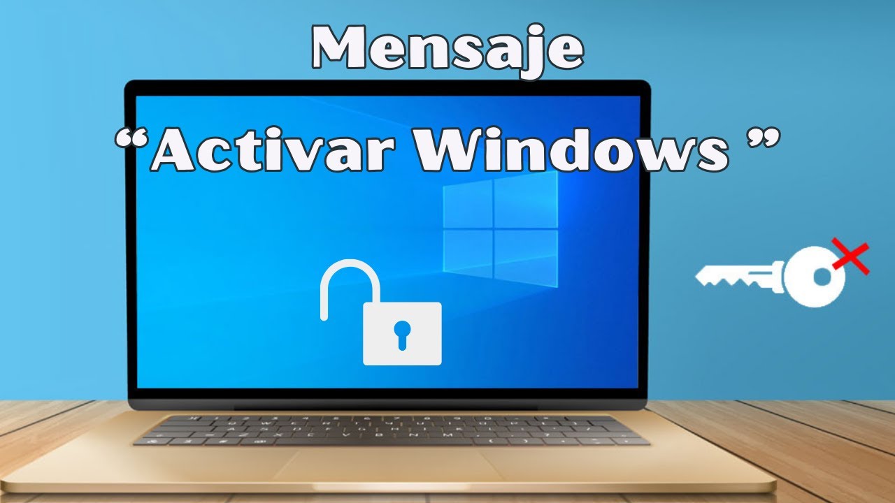 🔑 ACTIVAR WINDOWS 🔑 - Mensaje de activar Windows  | curso de computación básica