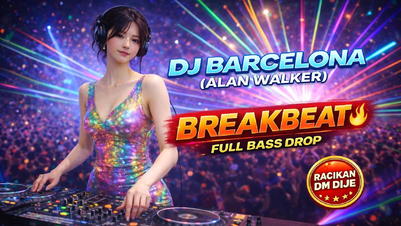 DJ BARCELONA (ALAN WALKER) | VIRAL BREAKBEAT FYP | FULL BASS DROP | RACIKAN OM DIJE