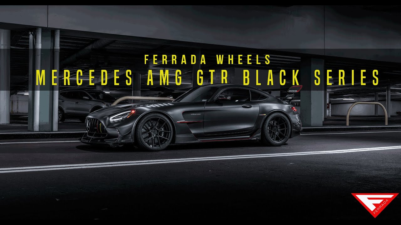 Blacked out Mercedes AMG GT Black Series| Ferrada Wheels FR8