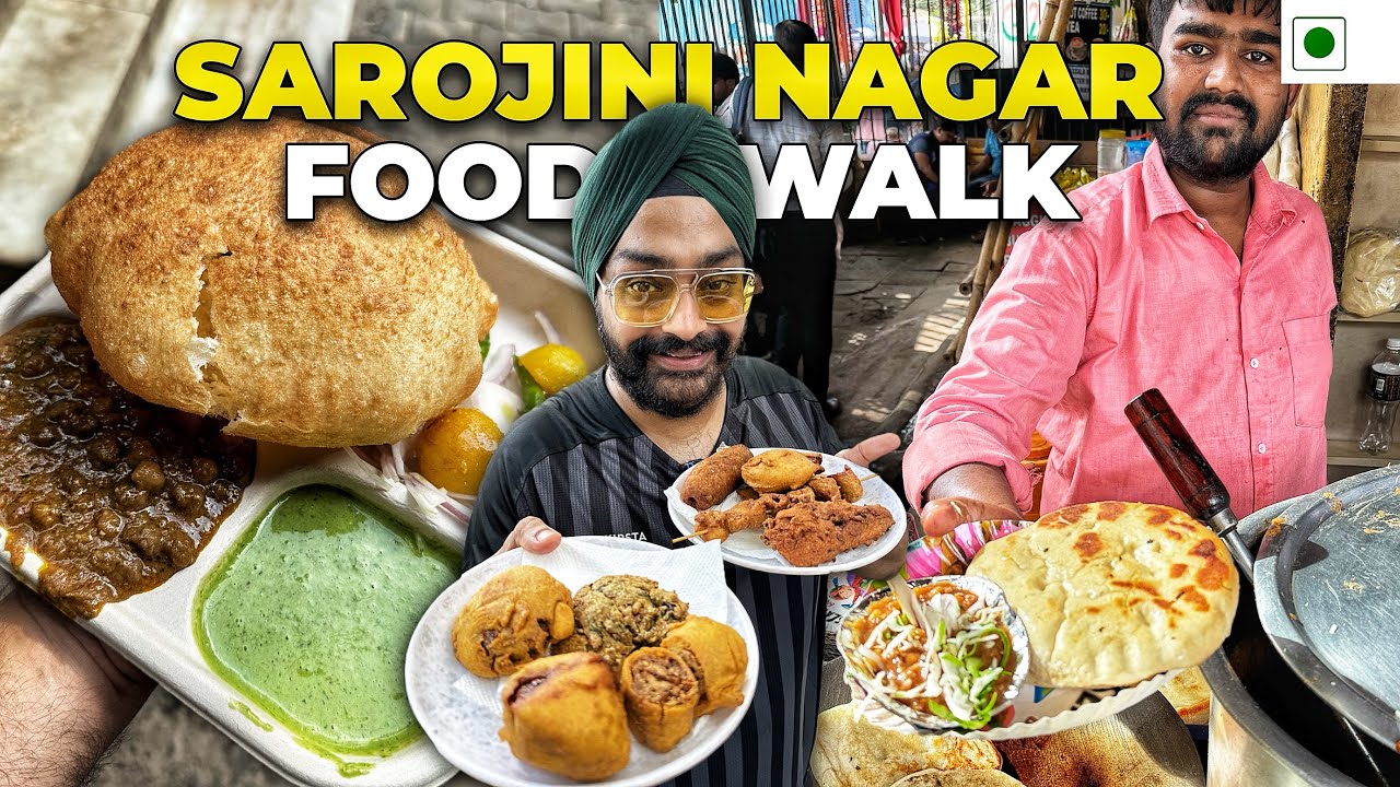 Top 05 Sarojini Nagar Ka Street Food Tour | Best Eats in New Delhi