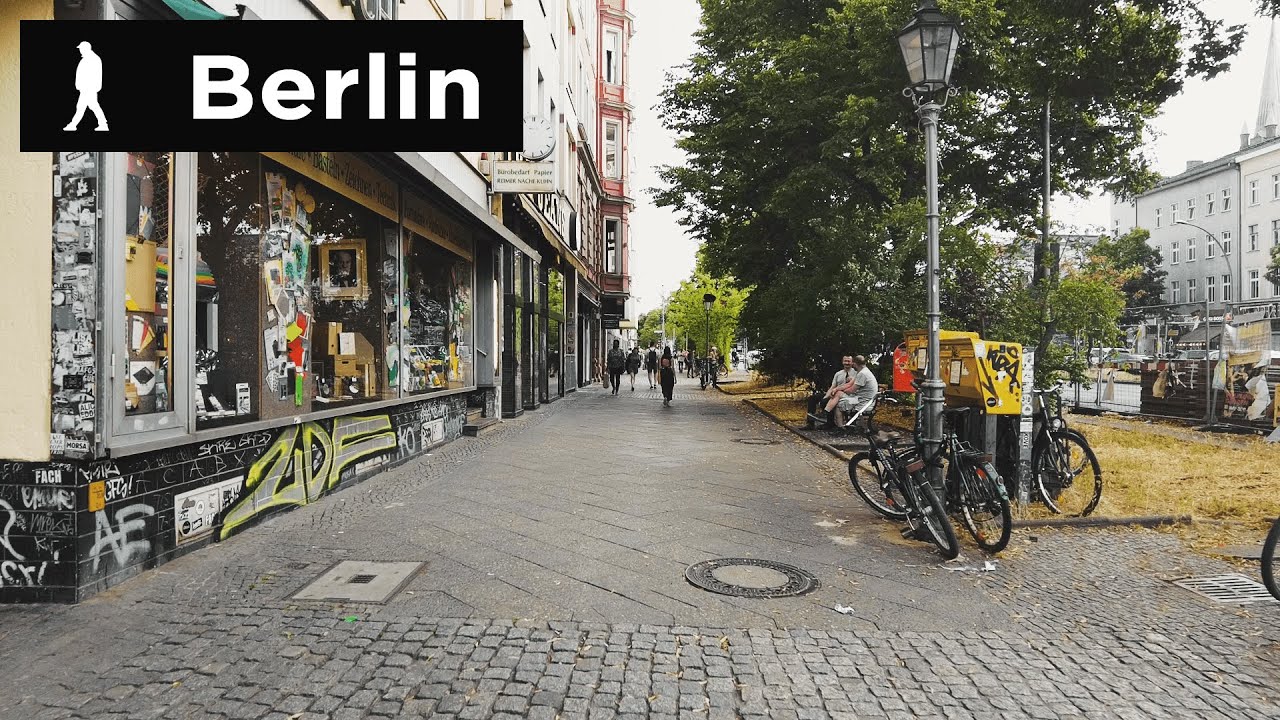 Berlin walk from Mehringdamm to Am Tempelhofer Berg | Outside Walker