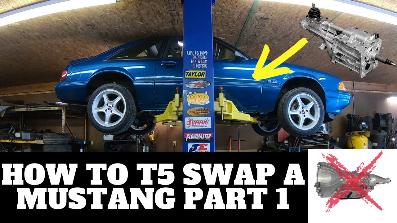 HOW TO Properly Install T5 Transmission Conversion PART 1 Good BYE AOD!