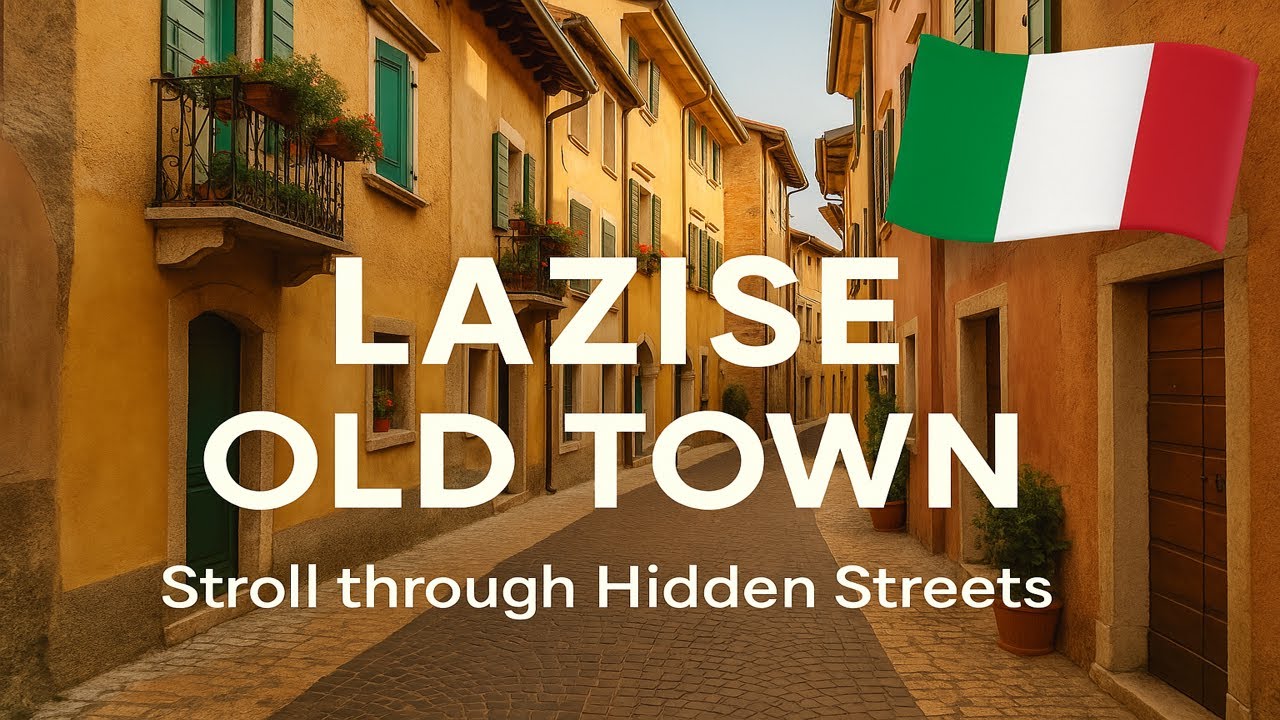Walking in Lazise 🇮🇹 | Stunning 4K Tour at Lake Garda’s Most Beautiful Town