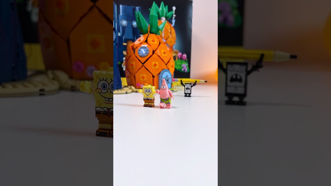 Я Собрал Сет по Губке Бобу и это АБСОЛЮТНЫЙ ПИК! #shorts #lego